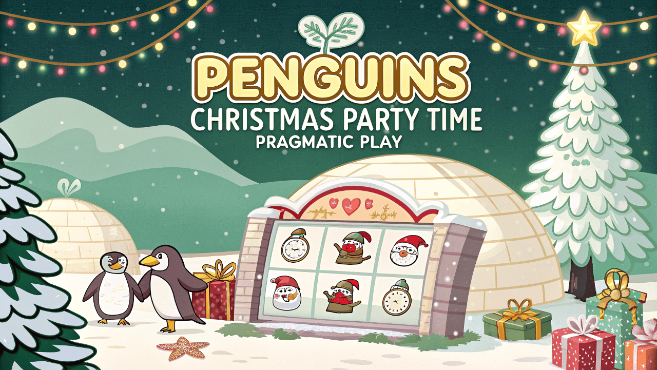 Penguins Christmas Party Time
